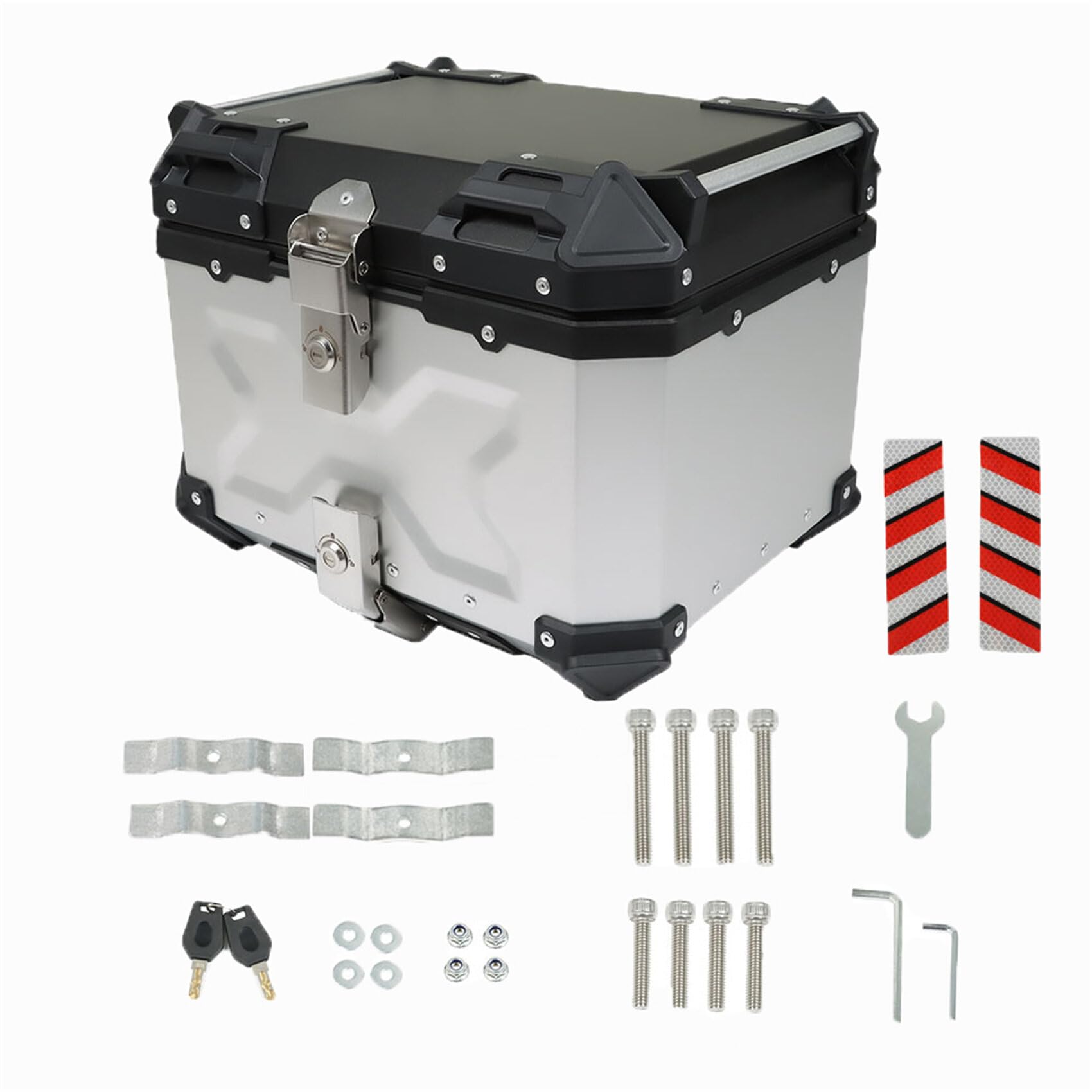 Amazon.com: labwork 45L Motorcycle Top Case Tail Box with Mounting
